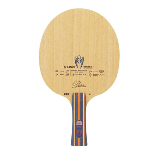 Loki K1 Table Tennis Blade displayed – lightweight, balanced design ideal for advanced gameplay.