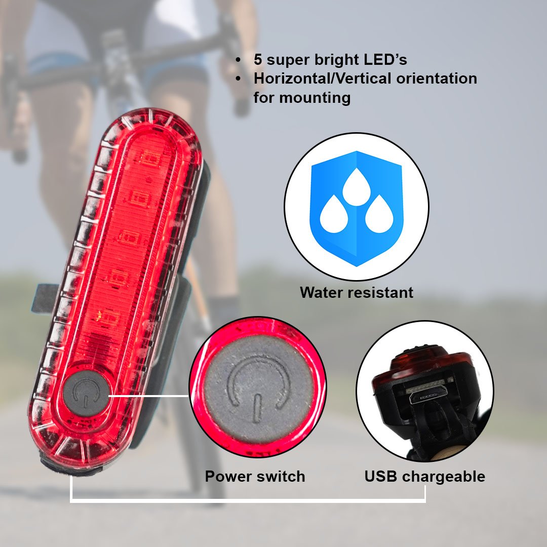 Bicycle Tail Light - BF 100 (USB)