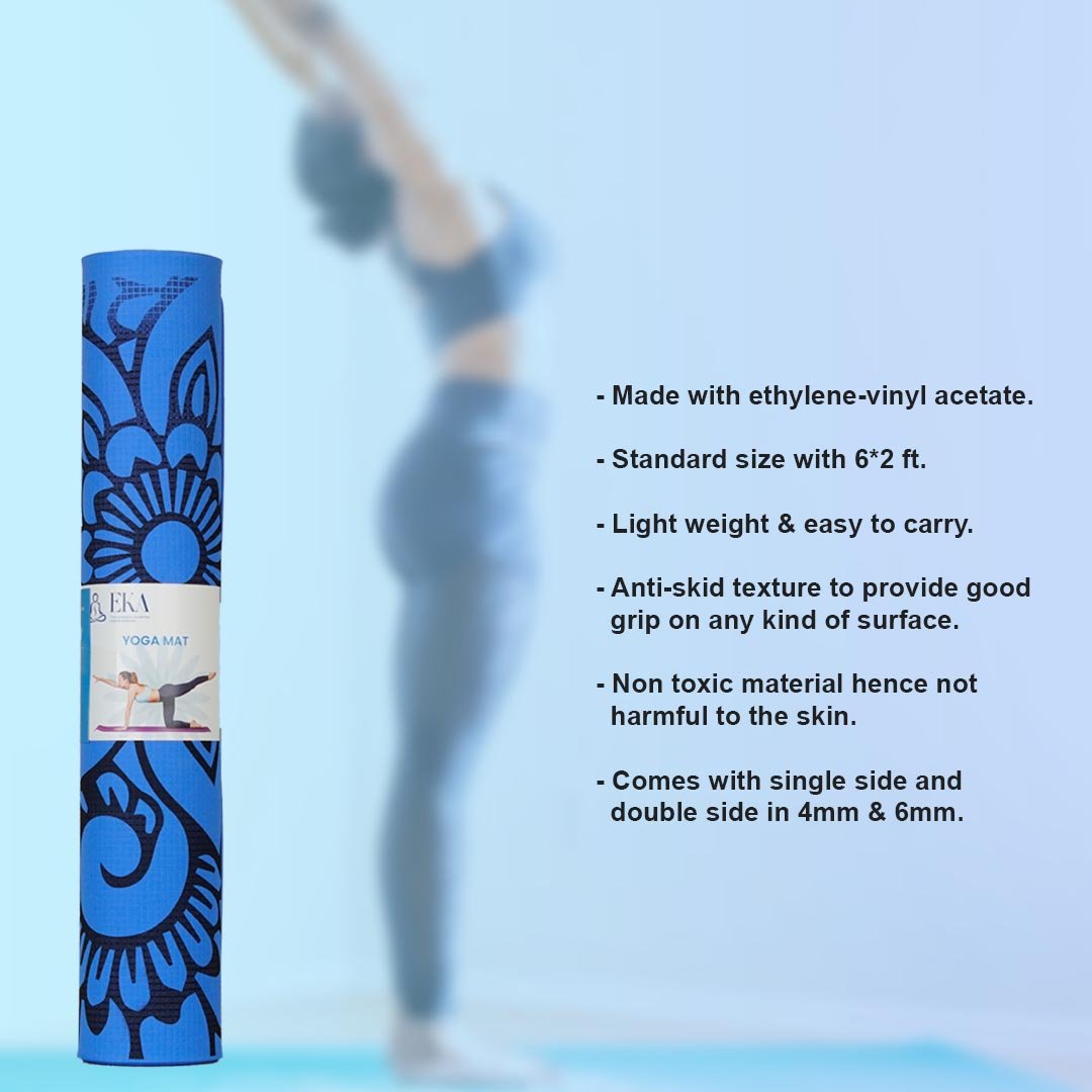 Eka Yoga Mat 4mm Printed