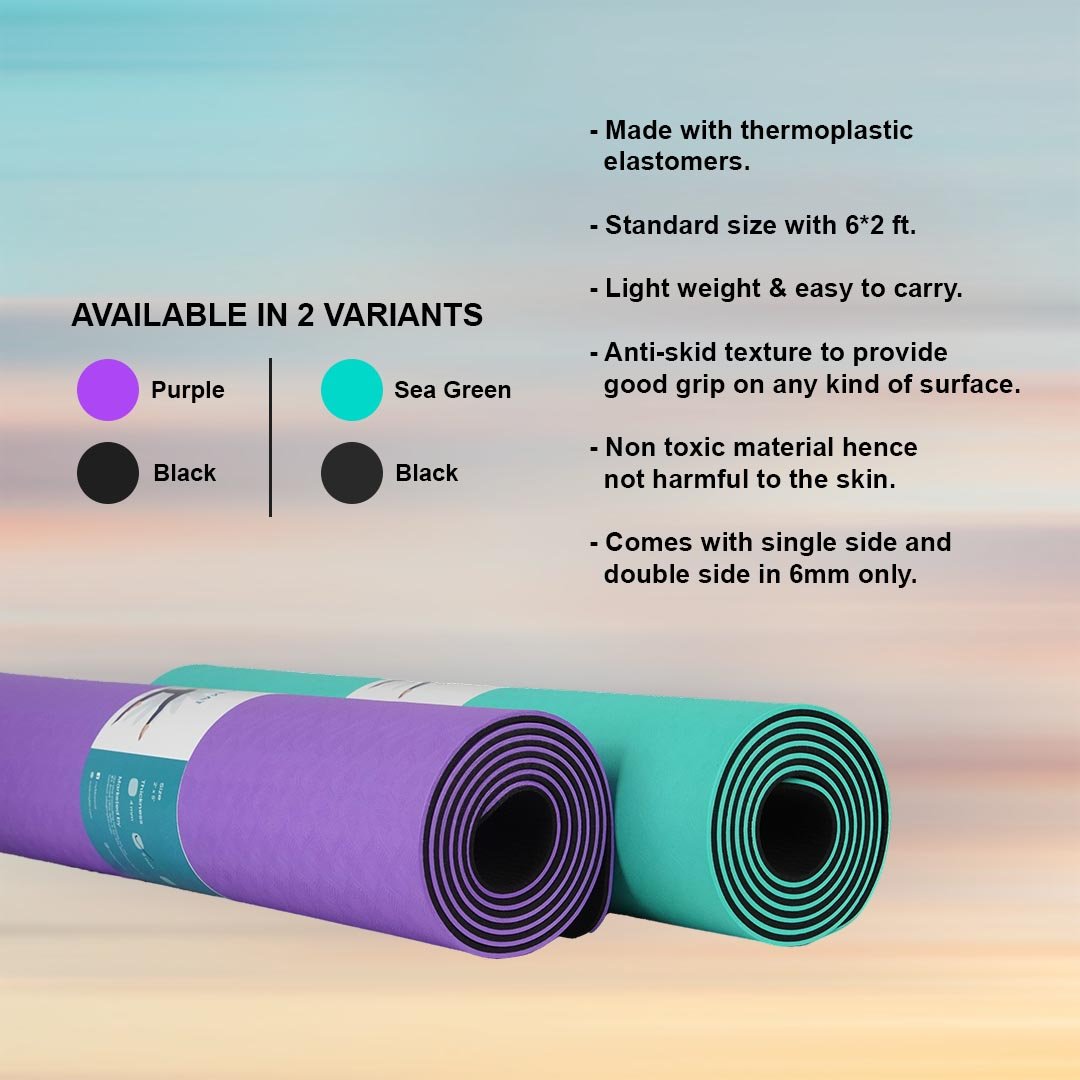 Eka Yoga Mat 6mm TPE Pro
